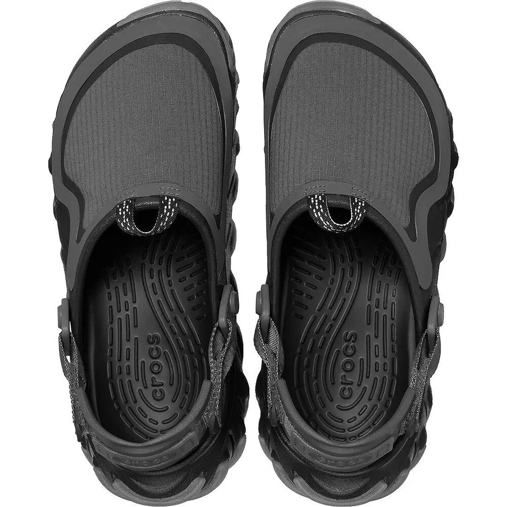 Crocs Echo Ro Ripstop Clog Black/Grey Men's Sz 10 / Women's Sz 12 - (211361-001)